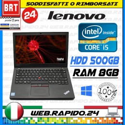 PC NOTEBOOK PORTATILE LENOVO THINKPAD X270 12,5" INTEL i5-6300U RAM 8 GB HDD 500