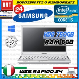 PC NOTEBOOK SAMSUNG 3 NP-300V3A 13,3" CPU I52430M RAM 6GB HDD 750GB_24H!