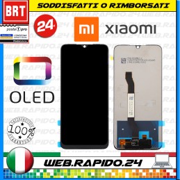 DISPLAY LCD+TOUCH SCREEN PER XIAOMI REDMI NOTE 8T M1908C3XG SCHERMO VETRO NERO