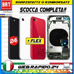 D13 BACK COVER SCOCCA POSTERIORE COMPLETA+FRAME+FLEX APPLE PER IPHONE SE2020