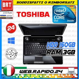 PC NOTEBOOK PORTATILE TOSHIBA SATELLITE PRO P300 17" CPU 2 DUO RAM 3GB HDD 160GB