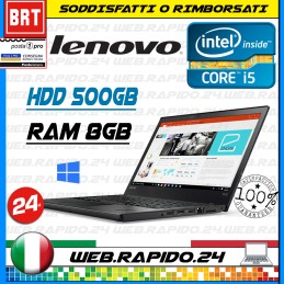 PC NOTEBOOK LENOVO THINKPAD T460 14" CPU i5-6300U RAM 8GB HDD 500GB IPS FULL HD!