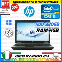 PC NOTEBOOK PORTATILE HP PROBOOK 6460B 14" CPU I3 2310M RAM 4GB HDD 320GB_24H!