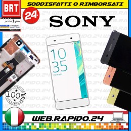 DISPLAY LCD+TOUCH SCREEN+FRAME PER SONY XPERIA XA F3111 F3112 VETRO SCHERMO 24H