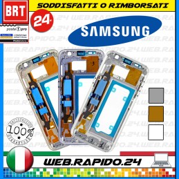 MIDDLE FRAME SOLO TELAIO SCOCCA ORIGINALE PER SAMSUNG GALAXY S7 EDGE SM-G935F 