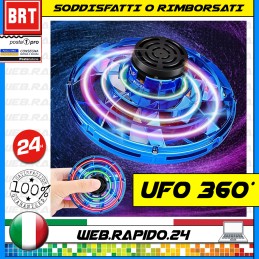 FLYNOVA DISCO UFO BOOMERANG FLY NOVA ELICOTTERO SPINNER GIROSCOPIO VOLANTE