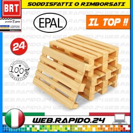 PALLET BANCALI PEDANE IN LEGNO PER SPEDIZIONI EPAL 120 x 80 x 14,4 CM SEMI-USATE