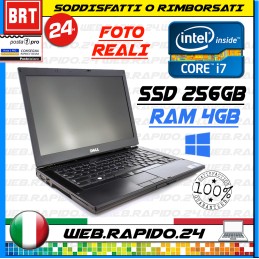 PC NOTEBOOK DELL LATITUDE E6410 14,1" CPU INTEL CORE I7 RAM 4GB SSD 256GB