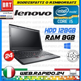 PC NOTEBOOK LENOVO THINKPAD X230 12.5" CPU i5-3230M RAM 8GB HDD 128GB