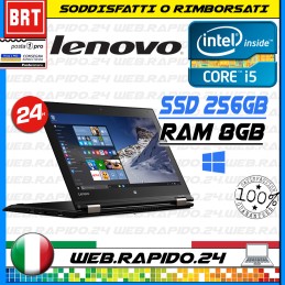 PC NOTEBOOK LENOVO THINKPAD YOGA 260 I5 12,5" RAM 8GB SSD 256GB TOUCH FULL HD