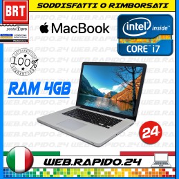 APPLE MACBOOK PRO RETINA A1398 15" CPU INTEL CORE I7-I7-3667U RAM 8GB SSD 256 GB