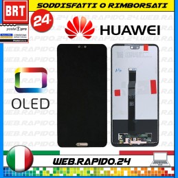 DISPLAY LCD+TOUCH SCREEN OLED PER HUAWEI P20 EML- L09 L29 AL00 SCHERMO NERO