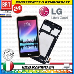 D14_ DISPLAY LCD+TOUCH SCREEN+FRAME COVER PER LG OPTIMUS K4 2017 M160 _LEGGI!