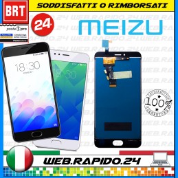 DISPLAY LCD+TOUCH SCREEN MEIZU M3 NOTE M681H SCHERMO VETRO BIANCO NERO