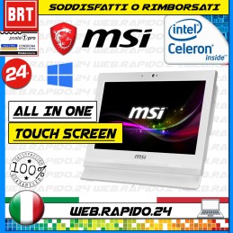 PC ALL IN ONE MSI WIND TOP PROFESSIONAL AP1622ET 15,6" CPU CELEREON RAM 8GB 