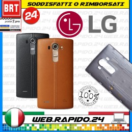 BACK COVER SCOCCA POSTERIORE ORIGINALE PER LG G4 H815 PELLE +NFC GARANZIA ITALIA