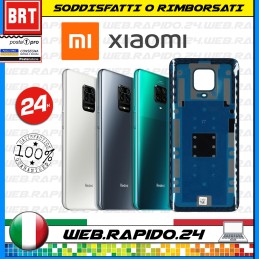 BACK COVER SCOCCA POSTERIORE VETRO+LENTE+FRAME X XIAOMI REDMI NOTE 9 S / 9 PRO