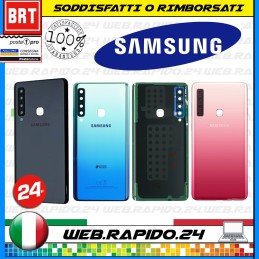 BACK COVER SCOCCA POSTERIORE VETRO+LENTE CAMERA SAMSUNG GALAXY A9 2018 A920 A920F