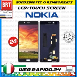 DISPLAY LCD+TOUCH SCREEN ORIGINALE NOKIA 8 / N8 TA-1012 TA-1004 TA-1052 SCHERMO