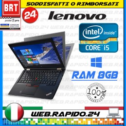 PC NOTEBOOK LENOVO THINKPAD YOGA 260 I5 12,5" RAM 8GB TOUCH SCREEN FULL HD