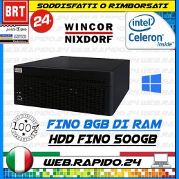 MINI PC FISSO DESKTOP SFF WINCOR NIXDORF BEETLE MI 2+ INTEL CELERON 440 RAM 2GB