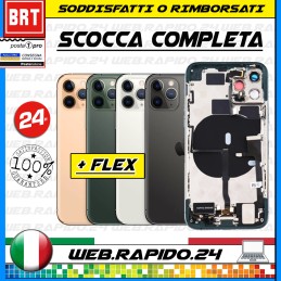 BACK COVER SCOCCA POSTERIORE COMPLETA+FLEX+FRAME PER APPLE IPHONE 11 PRO !!