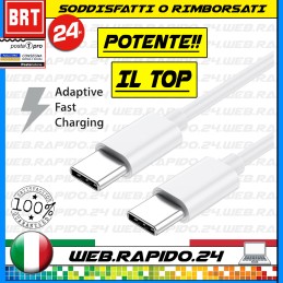 CAVO DATI TYPE TIPO C  A TIPO C DI RICARICA 180 CM PER MACBOOK IPAD NUOVO! 24H!