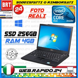 PC NOTEBOOK PORTATILE DELL LATITUDE E4300 13,3" CPU 2 DUO RAM 4GB SSD 256GB