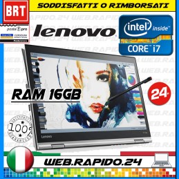 PC NOTEBOOK LENOVO THINKPAD X1 YOGA 14" I7 RAM 16GB TOUCH FULL HD IBRIDO 2 IN 1