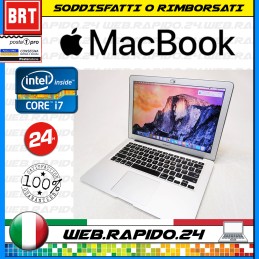 APPLE MACBOOK AIR A1466 13" CPU I7 MID 2012 RAM 8GB SSD 256GB MACOS