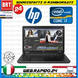 PC NOTEBOOK PORTATILE HP ZBOOK 17 15" i7-4700MQ RAM 16GB SSD 256GB _24H!!