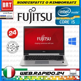 PC NOTEBOOK FUJITSU LIFEBOOK U745 14" FHD CPU I5 RAM 8GB SSD 256 GB TOUCH SCREEN