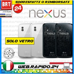 VETRO POSTERIORE DELLA SCOCCA + FRAME + NFC LG GOOGLE NEXUS 4 E960 BACK COVER