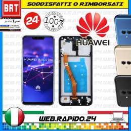 DISPLAY LCD+TOUCH+FRAMEHUAWEI MATE 20 LITE SNE-LX1 SNE-AL00 NERO - BLU + FRAME