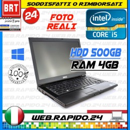 PC NOTEBOOK DELL LATITUDE E6410 14,1" CPU I5 2? M560 RAM 4GB HDD 500GB +WIN 10! 