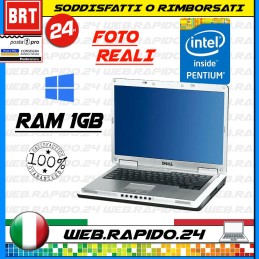 PC NOTEBOOK PORTATILE DELL INSPIRON 6000 15.4" CPU PENTIUM M 1GB RAM +WIN KEY!!!