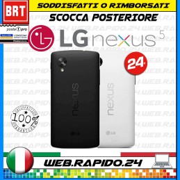 VETRO POSTERIORE DELLA SCOCCA + NFC LG GOOGLE NEXUS 5  BACK COVER