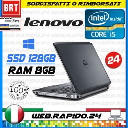 PC NOTEBOOK PORTATILE DELL LATITUDE E5430 14" CPU i5 3340M RAM 8GB SSD 128GB