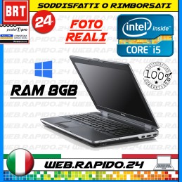 PC NOTEBOOK DELL LATITUDE E6230 12,5" CPU I5-3340M RAM 8GB GAR. ITA