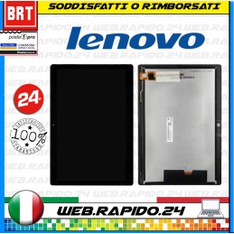 DISPLAY LCD+TOUCH SCREEN LENOVO TAB M10 TB-X505F X505X X505L SCHERMO VETRO NERO