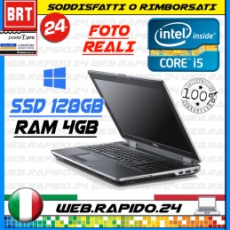 PC NOTEBOOK DELL LATITUDE E6330 13.3" CPU I5-3340M RAM 4GB SSD128GB TOP!!