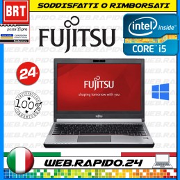 PC NOTEBOOK PORTATILE FUJITSU LIFEBOOK E733 13.3" CPU I5 RAM 4GB HDD 320GB WIN10