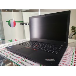 PC NOTEBOOK LENOVO THINKPAD T480 14" FULL HD CORE CPU I5-8350U RAM 8GB WIN10!!