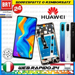 DISPLAY LCD+TOUCH SCREEN+FRAME PER HUAWEI P30 LITE NEW EDITION MAR-LX1B