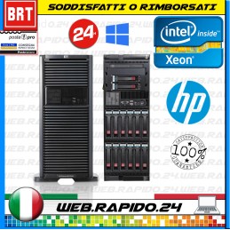 PC DESKTOP FISSO TOWER HP PROLIANT ML370 G5 WORKSTATION XEON 4GB RAM 500GB HDD