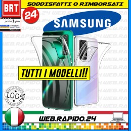 CUSTODIA TRASPARENTE SILICONE SAMSUNG GALAXY S6 S7 (EDGE) S8 S9 S10 S20 S21 PLUS