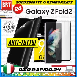 PELLICOLA SAMSUNG GALAXY Z FOLD 2 5G IN SILICONE ANTIGRAFFIO ESTERNA INTERNA