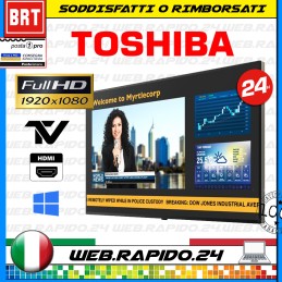 PC MONITOR TOSHIBA TD-E501 50" POLLICI LED FULL HD 1920 x 1080P NERO + SCATOLA