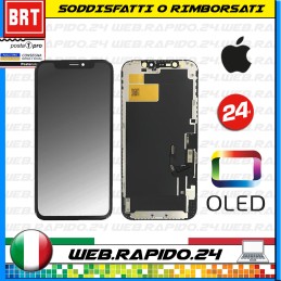 DISPLAY LCD+TOUCH SCREEN+FRAME OLED GX ORIGINALE PER APPLE IPHONE 12 /12 PRO_24H