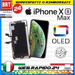 DISPLAY LCD+TOUCH SCREEN OLED ORIGINALE HD APPLE IPHONE XS MAX SCHERMO VETRO